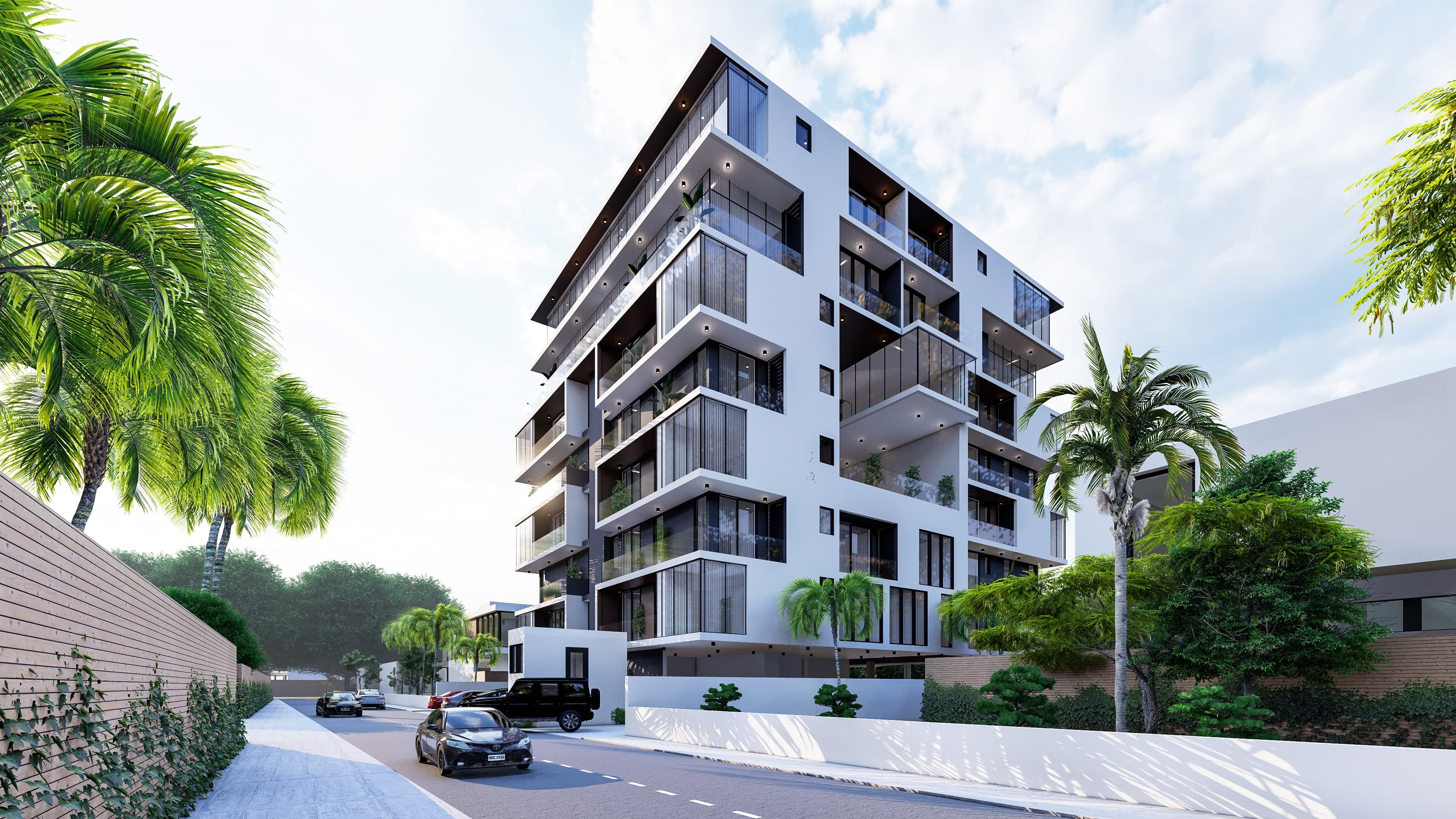 The Opulent Residence: Exterior perspective